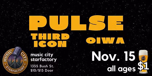 Pulse - feat. Oiwa, Third Icon + guests - Live at Music City Starfactory