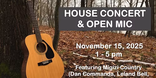 House Concert & Open Mic