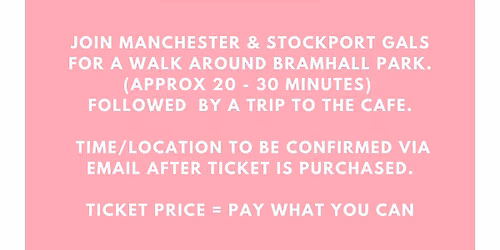 Manchester & Stockport Gals - Walk & Talk