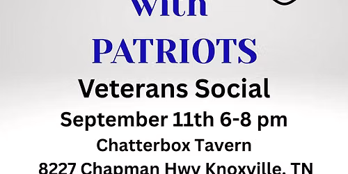 Pints with Patriots Veterans Social
