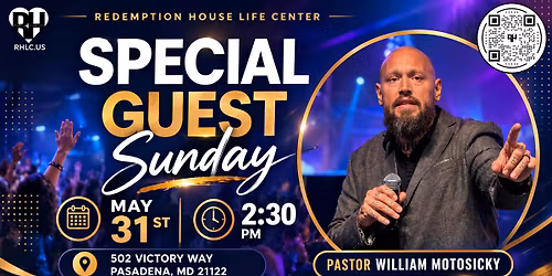 Special Guest: Pastor Will Motosicky