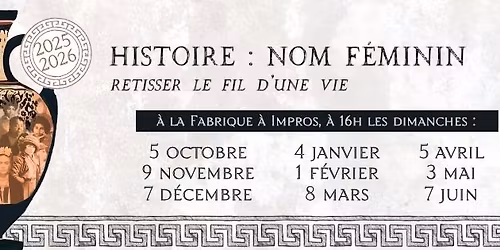 Histoire : nom f\u00e9minin