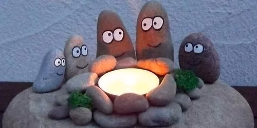 Bonfire Family Table Centerpiece