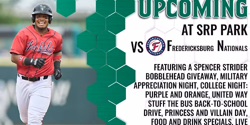 Augusta GreenJackets at Fredericksburg Nationals