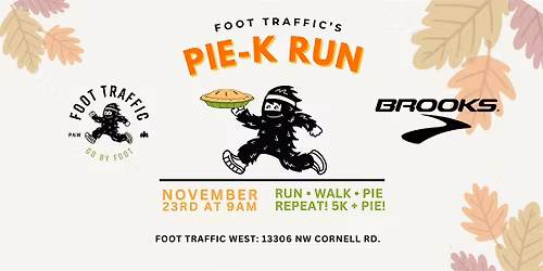 Pie-K Run at Foot Traffic West