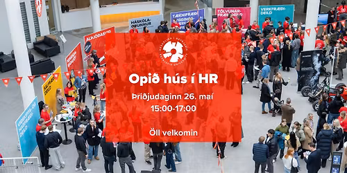Komdu \u00ed heims\u00f3kn! Opi\u00f0 h\u00fas \u00ed H\u00e1sk\u00f3lanum \u00ed Reykjav\u00edk