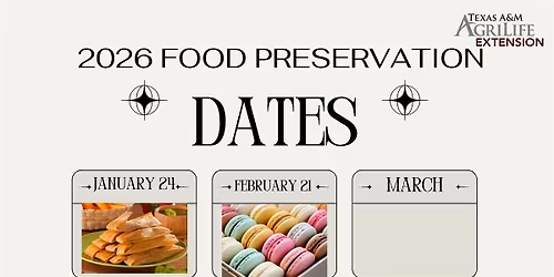 2026 Food Preservation