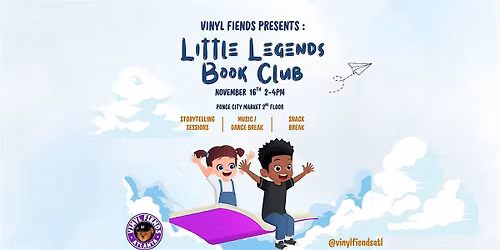 Little Legends Book Club by Vinyl Fiends