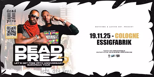 Dead Prez  Live in Cologne - Essigfabrik