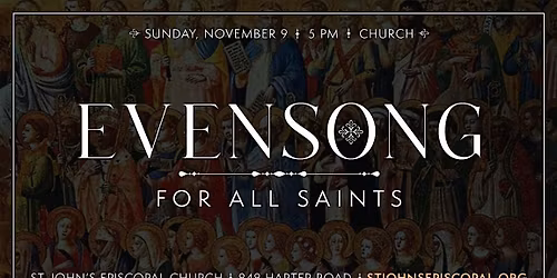 Choral Evensong for All Saints