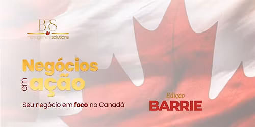 Neg\u00f3cios em A\u00e7\u00e3o \u2013 Edi\u00e7\u00e3o Barrie
