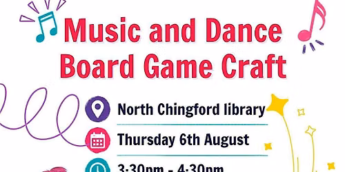 Summer Reading Challenge Board Game Craft at Hale End Library