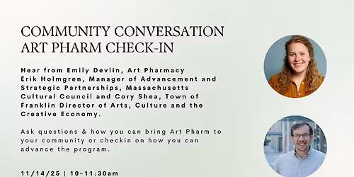 Art Pharm: Community Check-In