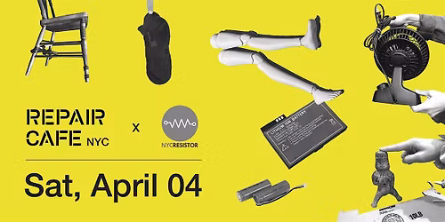 Repair your broken items at Repair Cafe!