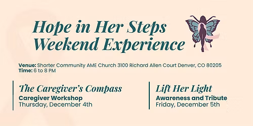Hope in Her Steps Weekend Experience