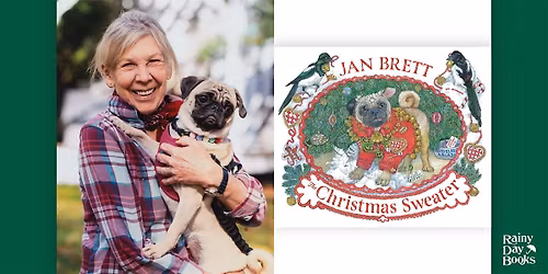 Jan Brett, The Christmas Sweater with Rainy Day Books