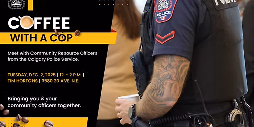 Coffee with a Cop \u2013 Tim Hortons