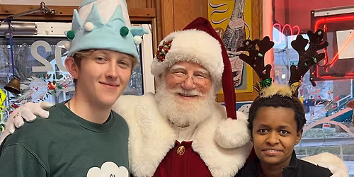 Santa visits The Dairy