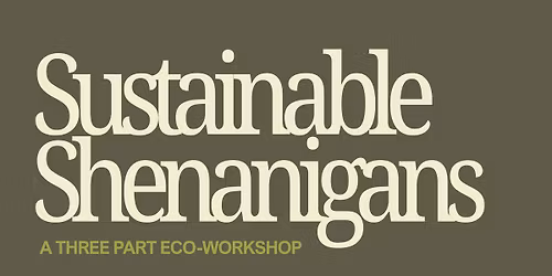 Sustainable Shenanigans: A Three-Part Eco-Workshop
