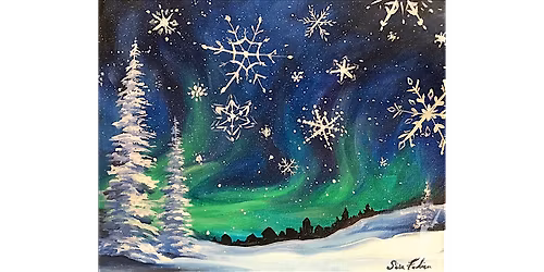 A Snowy Forest - Paint and Sip in Houston | Classpop!\u2122