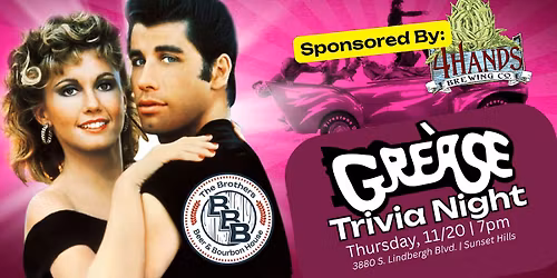 Grease Trivia Night - FREE to Play!
