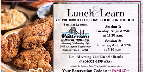 You're Invited to some FOOD for Your Thoughts: FREE Lunch & Learn Seminar