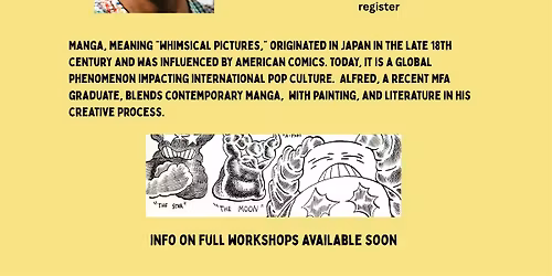 Manga Art Demonstration by Alfred Dudley lll