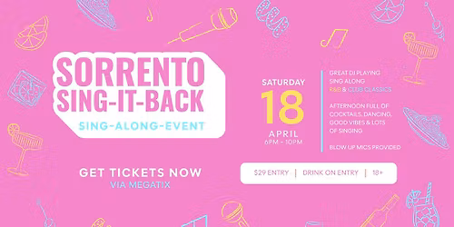 Sorrento Sing it Back - April Edition