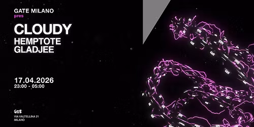 CLOUDY @ Gate Milano