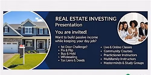 1st Door Challenge: Start Earning with Real Estate Now! In Person Only