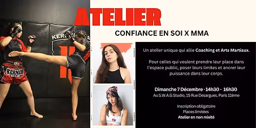 Atelier Confiance en Soi x MMA