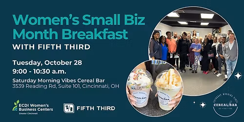 Women\u2019s Small Biz Month Breakfast with Fifth Third - Cincinnati
