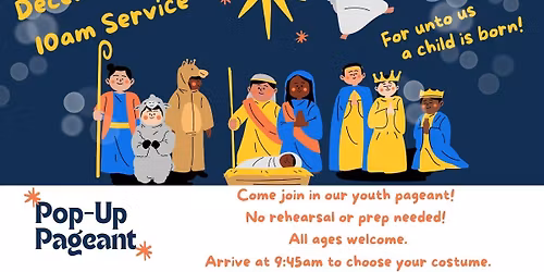 Pop-up Christmas Pageant