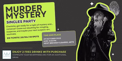 M**der Mystery Singles Party!