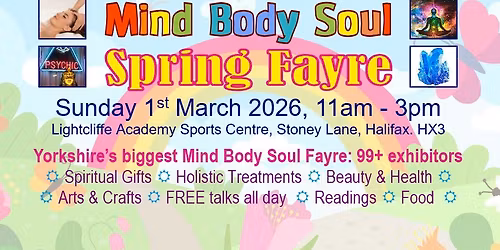 Yorkshire Mind Body Soul Spring Fayre 2026