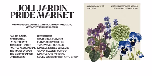Joli Jardin Pride Market