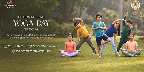 International Yoga Day Celebration 2026 at Amanora Mall