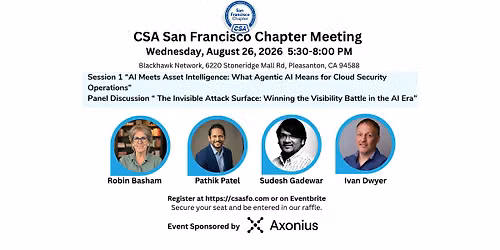 CSA San Francisco Chapter Meeting Aug 26th 2026