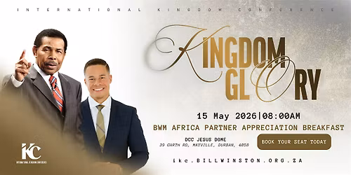 Bill Winston Ministries  Africa Partner Appreciation Breakfast