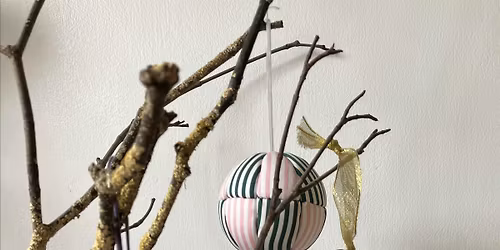 Fabric Bauble Craft Workshop