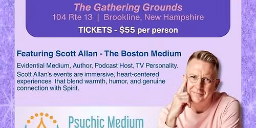 An Evening of Mediumship with Psychic Medium Scott Allan