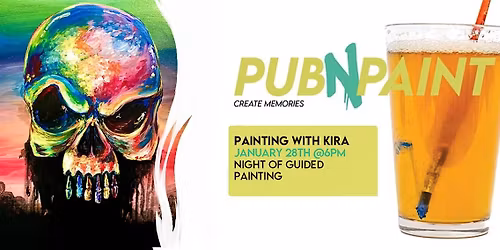 Smoke BBQ and Bar Paint Night with PubNPaint Jan 28th