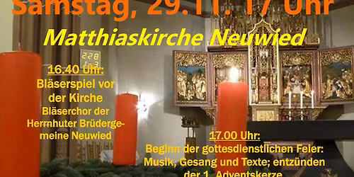 Ökumenische Eröffnung des Advents und des Kirchenjahres
