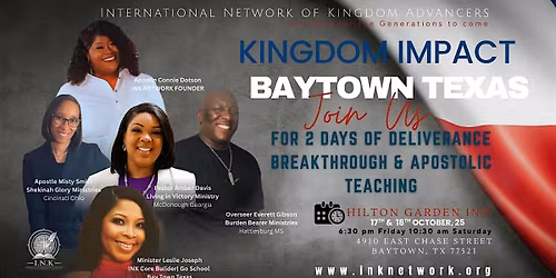 Kingdom Impact Baytown, TX Day 2 October 18, 2025
