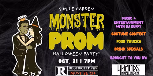 Monster Prom | 9 Mile Halloween Party 21+