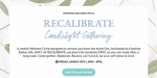 \u2728Recalibrate\u2728