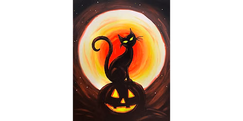 Eyes Aglow on Halloween - Paint and Sip in Norfolk | Classpop!\u2122