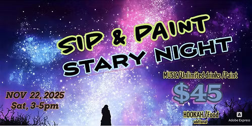 Sip & Paint: Stary Night