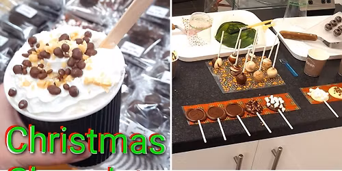 \ud83c\udf84 Belgian Chocolate Workshop\ud83c\udf84\nMAKE YOUR OWN CHRISTMAS GIFTS\n