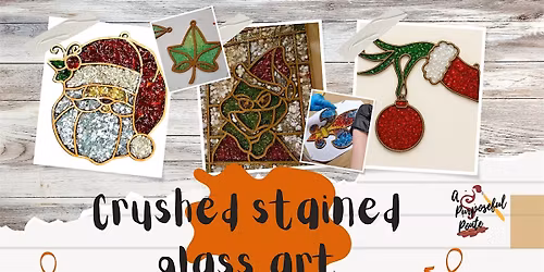 \u2728 Holiday Crushed Stained Glass Art \u2013 A Hands-On Creative Experience! \u2728